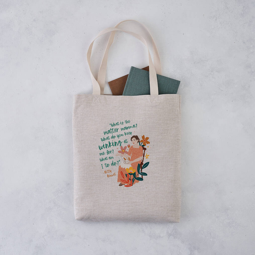 The Bennet Sisters Tote Bag By Bookishly | notonthehighstreet.com