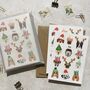 Christmas Dogs In Hats Six Cards And Envelopes, thumbnail 2 of 5