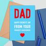 Large Size Funny Father's Day Card, thumbnail 1 of 2
