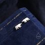 Polar Bear Stud Earrings In Sterling Silver, thumbnail 4 of 12