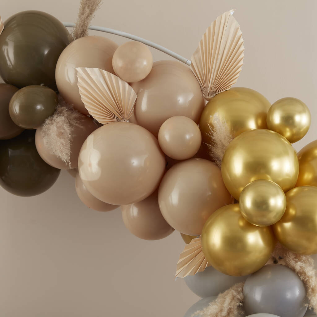 Taupe, Brown And Nude Balloon Arch Kit