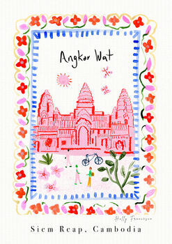 Angkor Wat, Siem Reap, Cambodia Temple Travel Print, 2 of 4