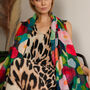 Painterly Bloom Printed Scarf, thumbnail 8 of 8