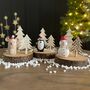 Wooden Mouse, Snowman Or Penguin Decoration, thumbnail 1 of 4