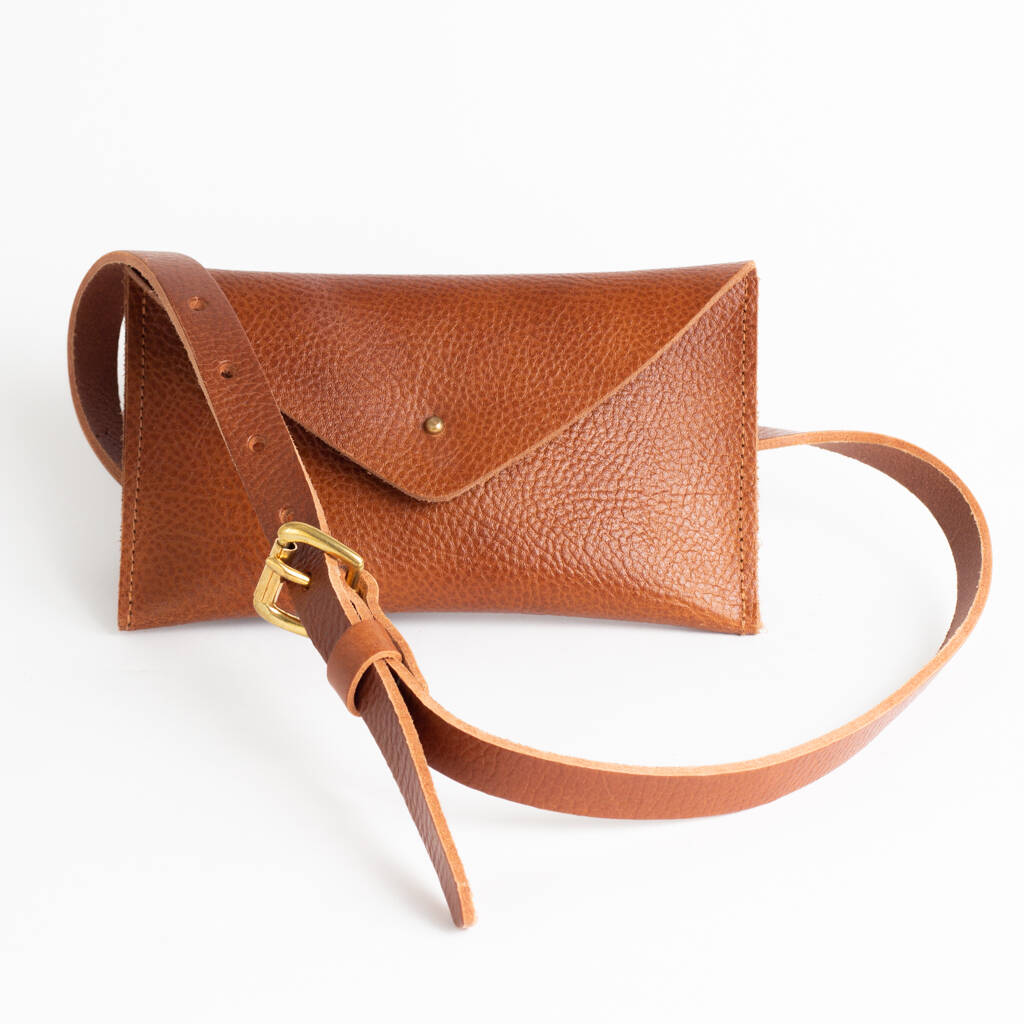 Leather Belt Bag By Willow & Hive | notonthehighstreet.com