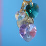 Crystal Heart Keychain, thumbnail 3 of 6