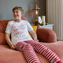 Children's On The Naughty List Christmas Pyjamas, thumbnail 2 of 2