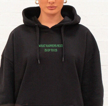 'Be The Change' Retro Style Environmental Hoodie, 2 of 12