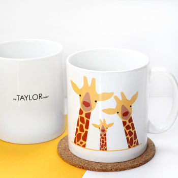 Personalised Giraffe Family, Selfie Mug, 3 of 6