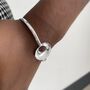 Personalised Silver Bangle With Free Engraving, thumbnail 2 of 6