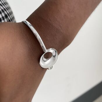 Personalised Silver Bangle With Free Engraving, 2 of 6