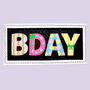 Biscuiteers Hand Iced Bday Letterbox Biscuits, thumbnail 1 of 3