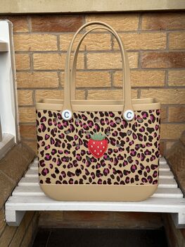 Summer Beach Crocbagg Three Sizes 20+ Colours Leopard Print, 5 of 12