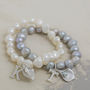 Initial Classic Pearl Lily Bracelet, thumbnail 1 of 4