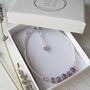 Amethyst Sterling Silver Bracelet, thumbnail 3 of 4