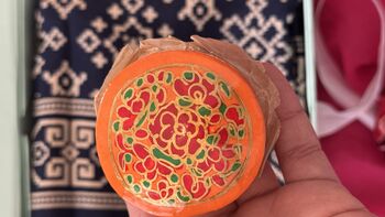 Indian Handpainted Jewellery Box Kashmir Paper Mache, 9 of 11