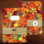 Autumna Fallen Leaf Print Lined Journal, thumbnail 5 of 8