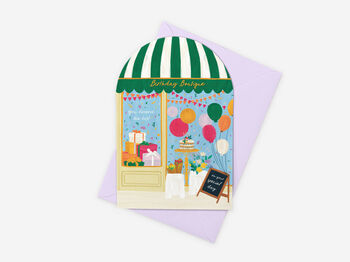 Birthday Boutique Shop Front Card, 3 of 4