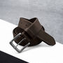 Personalised Special Date Thick Men's Leather Belt, thumbnail 6 of 10