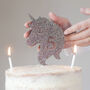 Personalised Age Unicorn Cake Topper, thumbnail 1 of 5