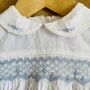 Hand Smocked Traditional Special Occasion Dress, thumbnail 3 of 8