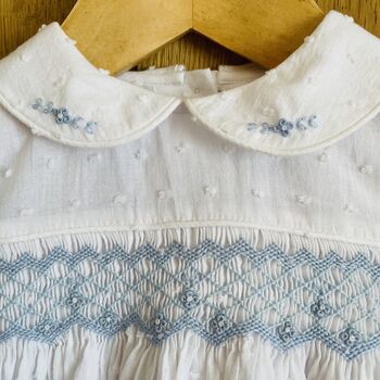 Hand Smocked Traditional Special Occasion Dress, 3 of 8