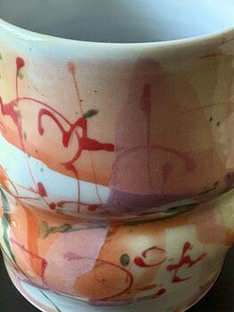 Handmade Porcelain Cup And Saucer, 5 of 6