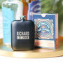 Personalised 18th Birthday Name And Year Hip Flask, thumbnail 1 of 11