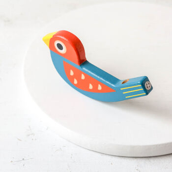 Colourful Wooden Bird Whistle, 2 of 3