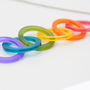Rainbow Chain Necklace, thumbnail 3 of 6