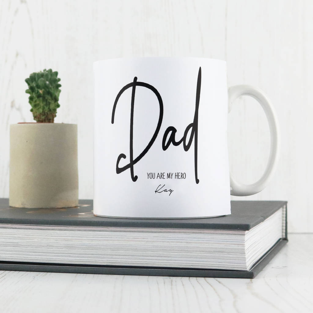 Personalised 'Dad' Mug By A Piece Of