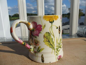 Set Of Two Tankard Mugs In Meadow Flowers Design, 7 of 9