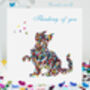 Thinking Of You Cat Butterflies Card, thumbnail 1 of 12