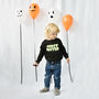'Ghost Buster' Halloween Children's Sweatshirt Jumper, thumbnail 2 of 7