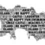 Country Map Personalised Print, thumbnail 9 of 9