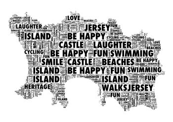Country Map Personalised Print, 9 of 9