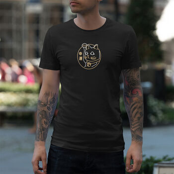 Lucky Cat Graphic T Shirt, 8 of 8