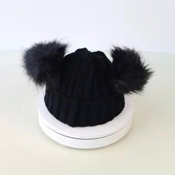 Personalised Embroidered Beanie Hat With Fur, 5 of 6