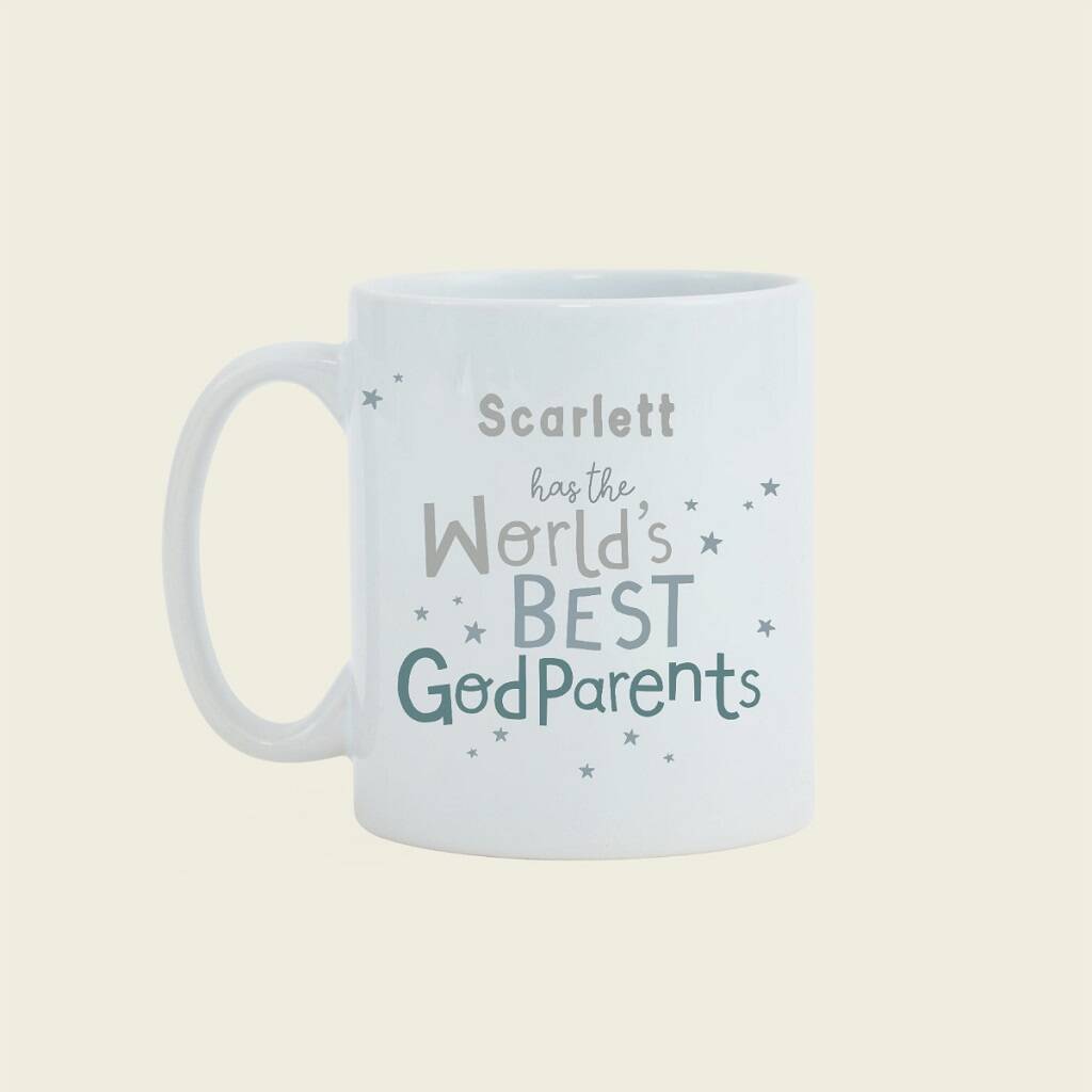 Personalised World’s Best Godparents Mug, 1 of 3