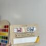 Personalised 'First Day Of' Pencil Design Reusable Whiteboard Sign, thumbnail 4 of 4
