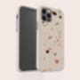 Orange Terrazzo Biodegradable Phone Case, thumbnail 3 of 8