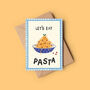 ‘Love You More Than Pasta’ Print, Bookmark And Card Gift Set, thumbnail 3 of 8