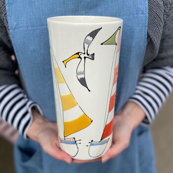 Vase With Sailing Boat Design, 2 of 3