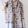 Personalised Virgin Wool Floral Full Embroidery Shawl, thumbnail 5 of 12
