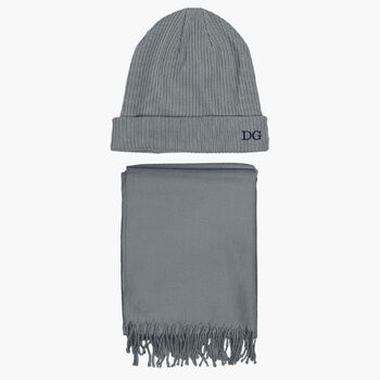 Personalised Embroidered Beanie With Initials And Matching Scarf, 3 of 12