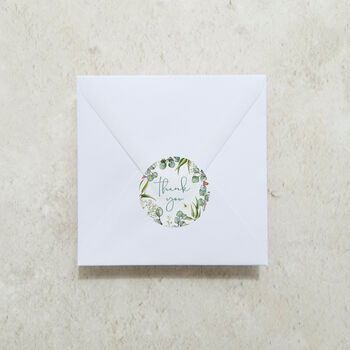 Eucalyptus And Gypsophila Wildflower Seed Packet Favours, 8 of 9