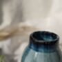 Moody Blue Handmade Vase Flow, thumbnail 2 of 4