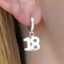 Sterling Silver 18 Charm Earrings, thumbnail 1 of 6