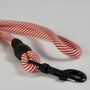 Red And White Stripped Rope Dog Lead, thumbnail 2 of 12