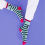 Women's Bamboo Socks Winding Sausage Dogs, thumbnail 1 of 6